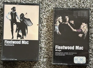 Vintage Menge (2) Fleetwood Mac Kassettenbänder Gerüchte Mirage - Bild 1 von 5