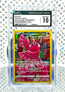 CGC 10 Oricorio GG04/GG70 Corona Zenith Ilustración Secreta Tarjeta Pokémon Rara - Imagen 1 de 1