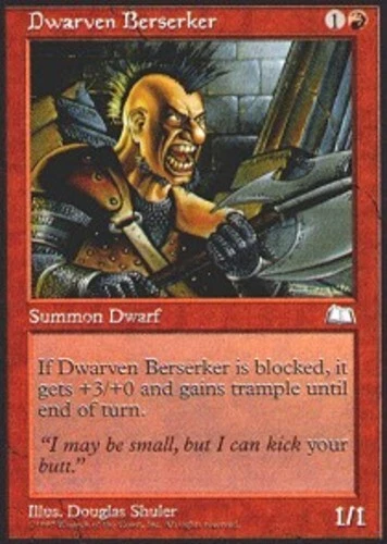 MTG - Dwarven Berserker - Weatherlight - NM, English Magic FLAT RATE SHIP - Image 1 of 1