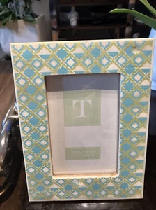 TWO’S COMPANY Bone Inlay Mosaik Bilderrahmen 4x6 - Bild 1 von 3