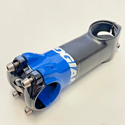New GIANT Contact OD2 Bike Stem 100 mm ±8° 1-1/8" Black Blue - Image 1 of 4