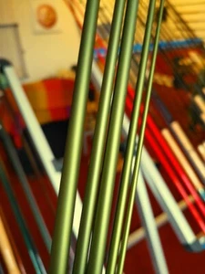 Bloke fly rod blank XL50 11' 3wt 5-piece Czech/Euro nymphing. Matt sage green - Picture 1 of 3