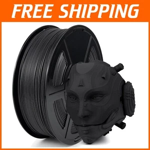 Filamento 3D de policarbonato reforzado 1,75 mm - 1 kg carrete de fibra de carbono negro - Imagen 1 de 11
