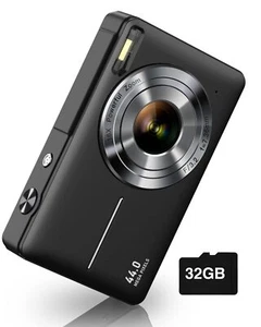 Digital Camera FHD 1080P Kids Camera 44MP Point and Shoot Digital Cameras wit... - Picture 1 of 5