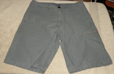 Pantalones cortos grises Horny Toad 32 de mezcla de algodón orgánico para hombre Foto 1 de 2