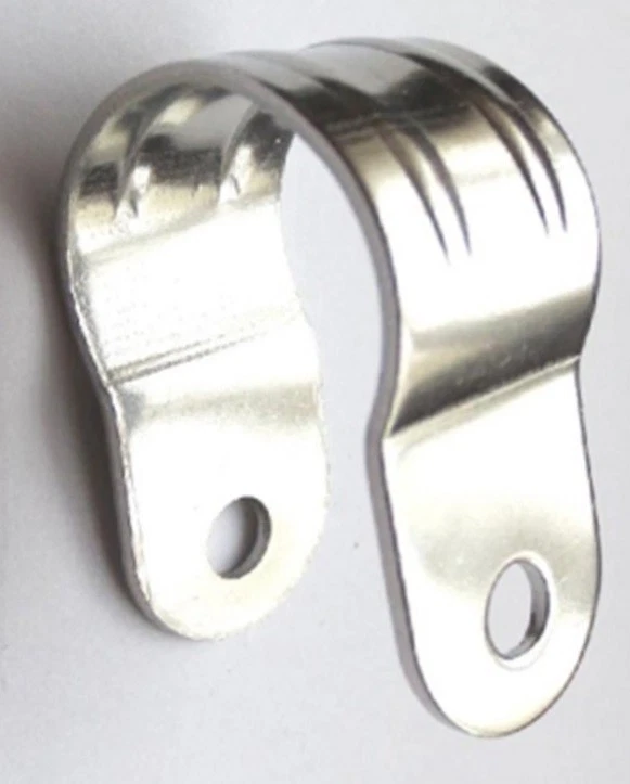 1 Rohrschelle Edelstahl A4-AIS 316 Vollschale 22mm Rohr Bügelschelle Schellen