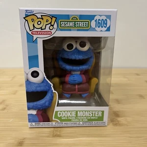 Funko POP! Television Sesame Street Cookie Monster in Chair Vinyl Figure #1609 - Picture 1 of 6