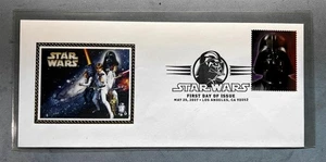 STAR WARS / USPS 1st DAY ISSUE DARTH VADER STAMPED ENVELOPE (5-25-2007) NEW * - Picture 1 of 2