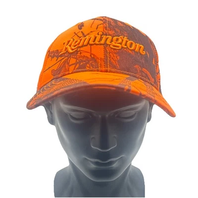 Remington Mossy Oak Blaze Camo Hunting Cap for Men Orange - Image 1 of 4