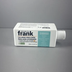 EXCUSE MY FRANK Calming Emulsion 300ml /10.14 fl oz For Dry Skin • Vegan - Picture 1 of 5