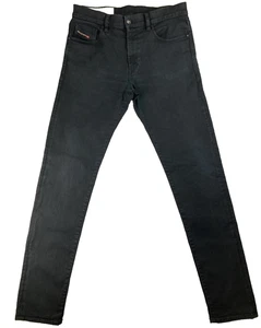 Diesel D-Strukt Jeans W33 L33 Herren Slim Fit Straight Stretch Wash 0688H Schwarz - Bild 1 von 13