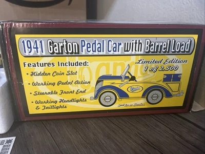 Bandag 1941 Garton Pedal Car with Barrel Load Bank Collectible ~ #2145 of 2500 - Image 1 of 4