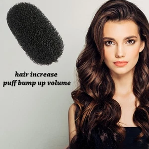 Hair Padding Chignon Black Volume Hair Pads Invisible Bun Maker Up Puff Insert - Picture 1 of 15