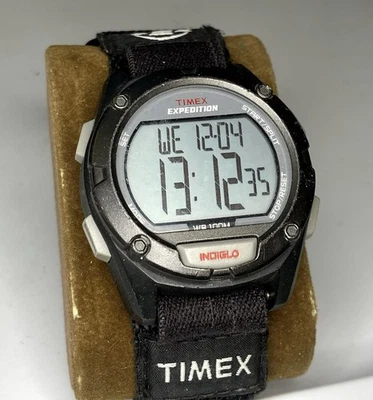 Reloj digital Timex Expedition cronógrafo para hombre WR100M, alarma, Indiglo, M252 Foto 1 de 4