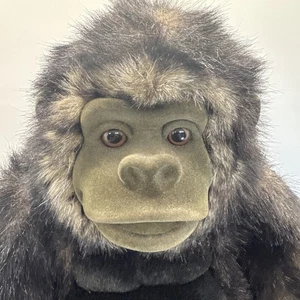 Vintage RARE Little Monkey Lost Realistic Plush Gorilla Ape Hug For Sound Effect - Picture 1 of 8