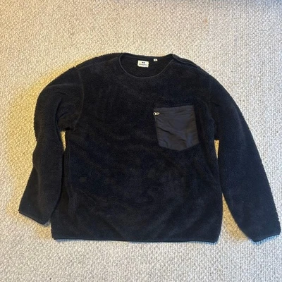 Engineered одежды черный флис куртка XL молнии карманы практичный #EL ZCA - Изображение 1 из 4