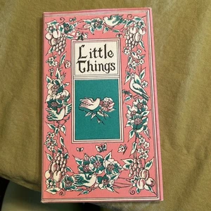 Vintage 1969 Little Things Hardback Floral DJ Cover Very Good Condition - Picture 1 of 9
