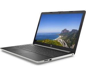 HP 15.6" Silver Laptop 15-da0511sa i3 7th Gen 4GB 1TB SSD Webcam WIFI Full HD - Picture 1 of 12