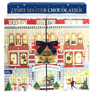 Lindt Advent Calendar 304g Master Chocolatier Factory, Milk, Hazelnut & White - Picture 1 of 7