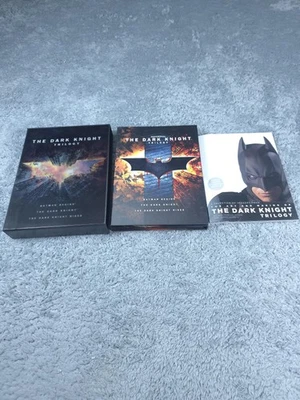 The Dark Knight Trilogy 3 Movie Set Batman Begins Dark Knight Rises Art - Image 1 of 4