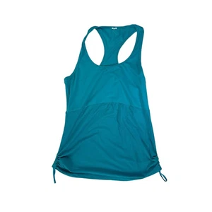 Camiseta sin mangas para mujer Fabletics azul verdoso espalda deportiva entrenamiento correr yoga - Imagen 1 de 4