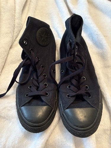 Converse nere All Stars bambino taglia UK 2 ottime condizioni