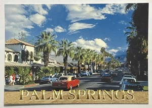 Beautiful Palm Canyon Drive Palm Springs California Postcard Unposted - Picture 1 of 2