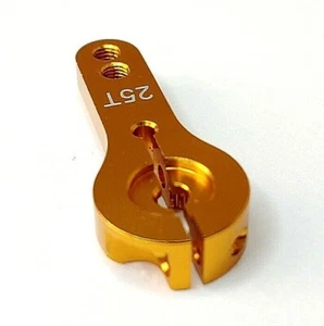 Gold Color 25T Aluminum RC Servo Arm Horn for Futaba Savox US Seller/Ship - Picture 1 of 6
