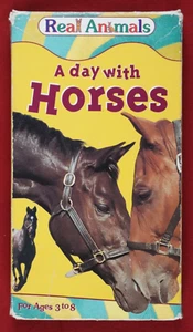 A Day With Horses (VHS, KidVision, 1994, Home Video) - Sing-Along - Real Animals - Picture 1 of 6