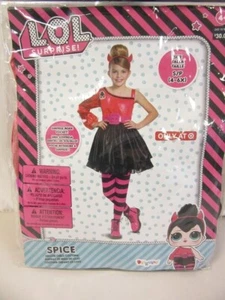 L.O.L. Surprise Spice Deluxe Child Halloween Costume Dress Size Medium 7-8 new - Picture 1 of 2