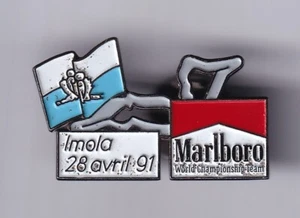 RARE PINS PIN'S .. TOBACCO MARLBORO F1 CAR RACING TEAM IMOLA VINTAGE 1991~US - Picture 1 of 1