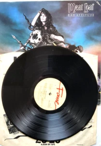 Meat Loaf Bad Attitude  1984 LP Album vinyl record classic rock black  - Picture 1 of 13