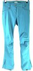 ROXY Snowboard Pants Women Small Teal Blue Bright Edition Slim Fit Ski Vented