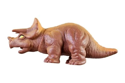 De colección 1988 Playskool Triceratops Definitely Dinosaurios - Dinosaurio Marrón Foto 1 de 4