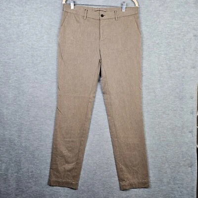 J.LINDEBERG Men's Brown Straight Leg Chaze Flannel Twill pants Size 30/31 - Image 1 of 4
