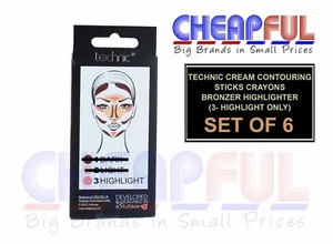 Technic Cream Contour Stix Sticks Bronzer Highlighter Contouring Crayons - HighL - Picture 1 of 2