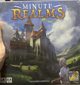 Minute Realms Stefano Castelli 2017 Strategy City Building Game New Sealed - Picture 1 of 6