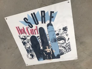 Vintage 80's T&C Surf Designs vinyl banner NOS - Picture 1 of 1