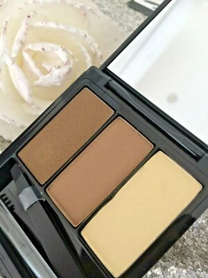 T LECLERC Set Farbpalette A Augenbrauen Pinsel + Pinzette Epilier 01 Blond Wert - Bild 1 von 2