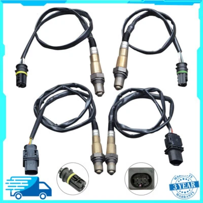 4X Oxygen Sensors For BMW 525I 525XI 530I 530XI 3.0L 2006 2007 323I 2.5L 2006-09 - Image 1 of 4