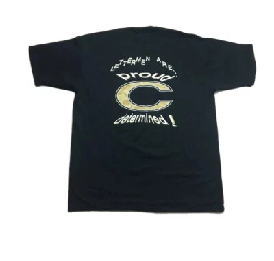 Camiseta De Colección Jerzees Negra Talla XLarge 50/50 Letras C CLUB 95 96 Foto 1 de 4