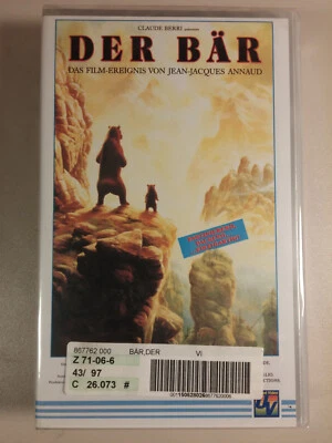 Jean-Jacques Annaud: Der Bär, United Video 4217, vintage, VHS, neu in OVP - Bild 1 von 3