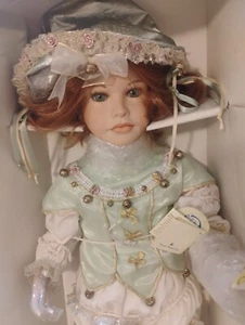 LIMITED: THE PALMARY COLLECTION THREE HEART INC. Bisque Porcelain Doll - Didi - Picture 1 of 5