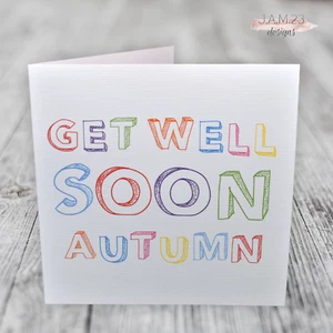Personalised Get Well Soon Card - Picture 1 of 9