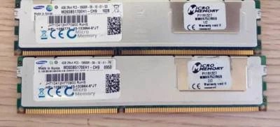 8Gb Kit (2x4gb) ECC 1333Mhz per Server/WorkStation e Apple Mac PRO 4.1 - 5.1 - Immagine 1 di 4
