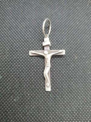 Croix ancienne pendentif Crucifix ref G424 - Photo 1/3
