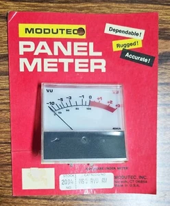 Modutec Ampex VU Meter Console MSQ AVU AW - Picture 1 of 3