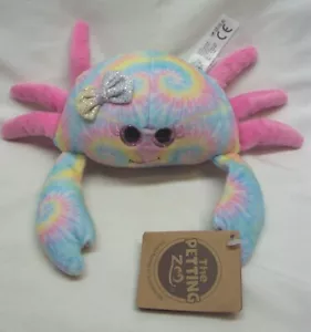 The Petting Zoo SOFT TIE DYE CUTE CRAB W/ BOW 8" Plush STUFFED ANIMAL TOY NEW - Picture 1 of 5
