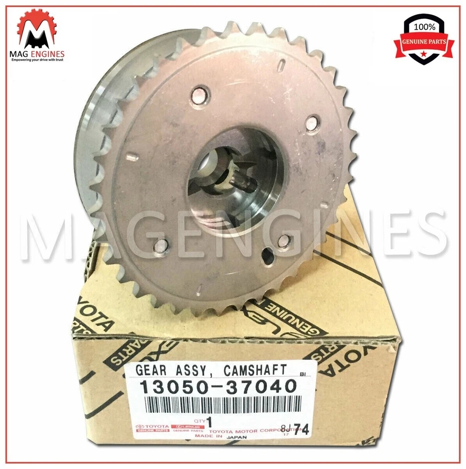 13050-37040 GENUINE OEM TOYOTA CAMSHAFT TIMING GEAR ASSY FOR PRIUS CT200H 1.8L - Imagem 1 de 4