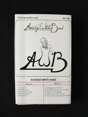 AWB (AVERAGE WHITE BAND) - 'Self Titled' RARE Mexican Funk Cassette Tape Album - Image 1 of 4